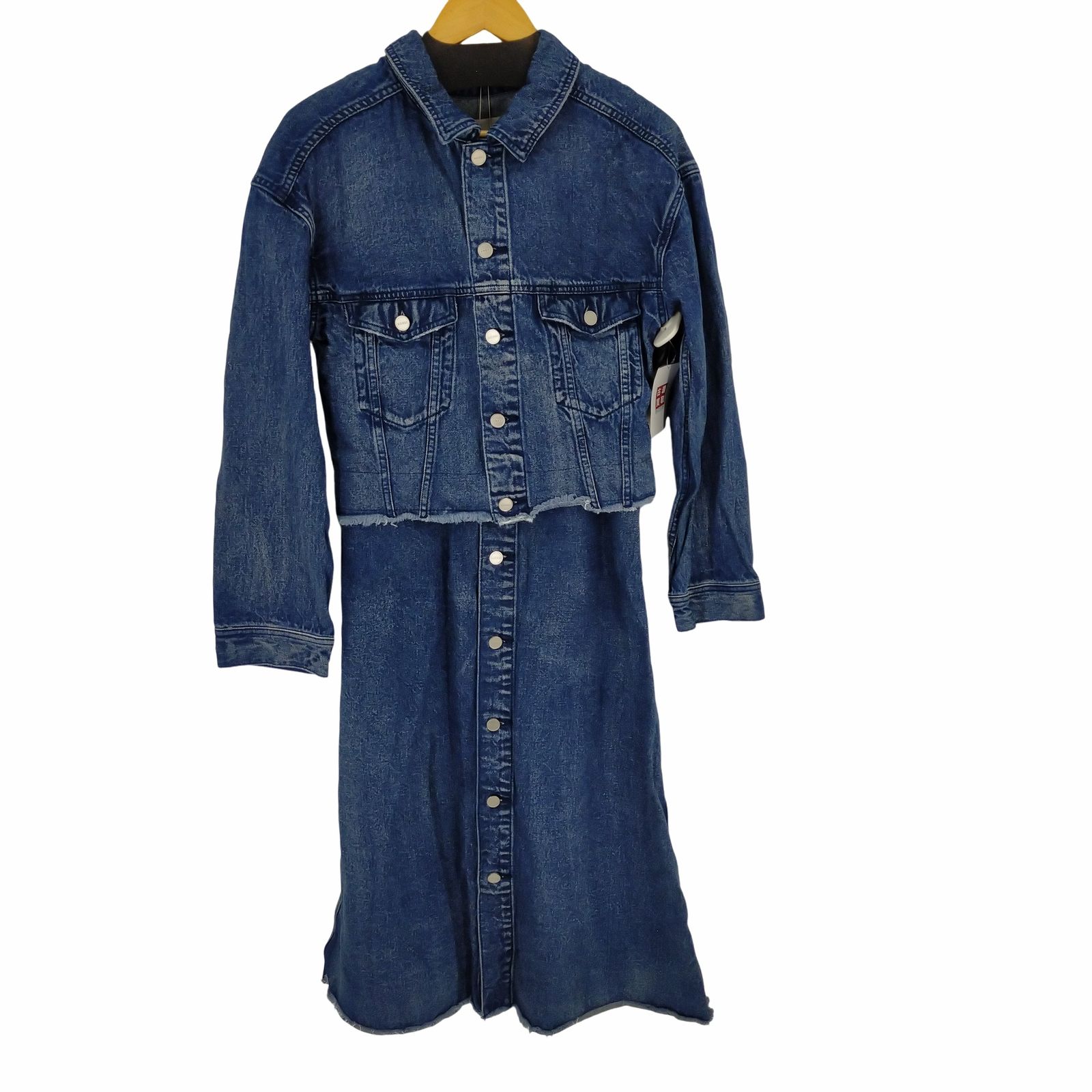 アメリ AMERI 4WAY デニムドレスコート 4WAY DENIM DRESS COAT デニム ...