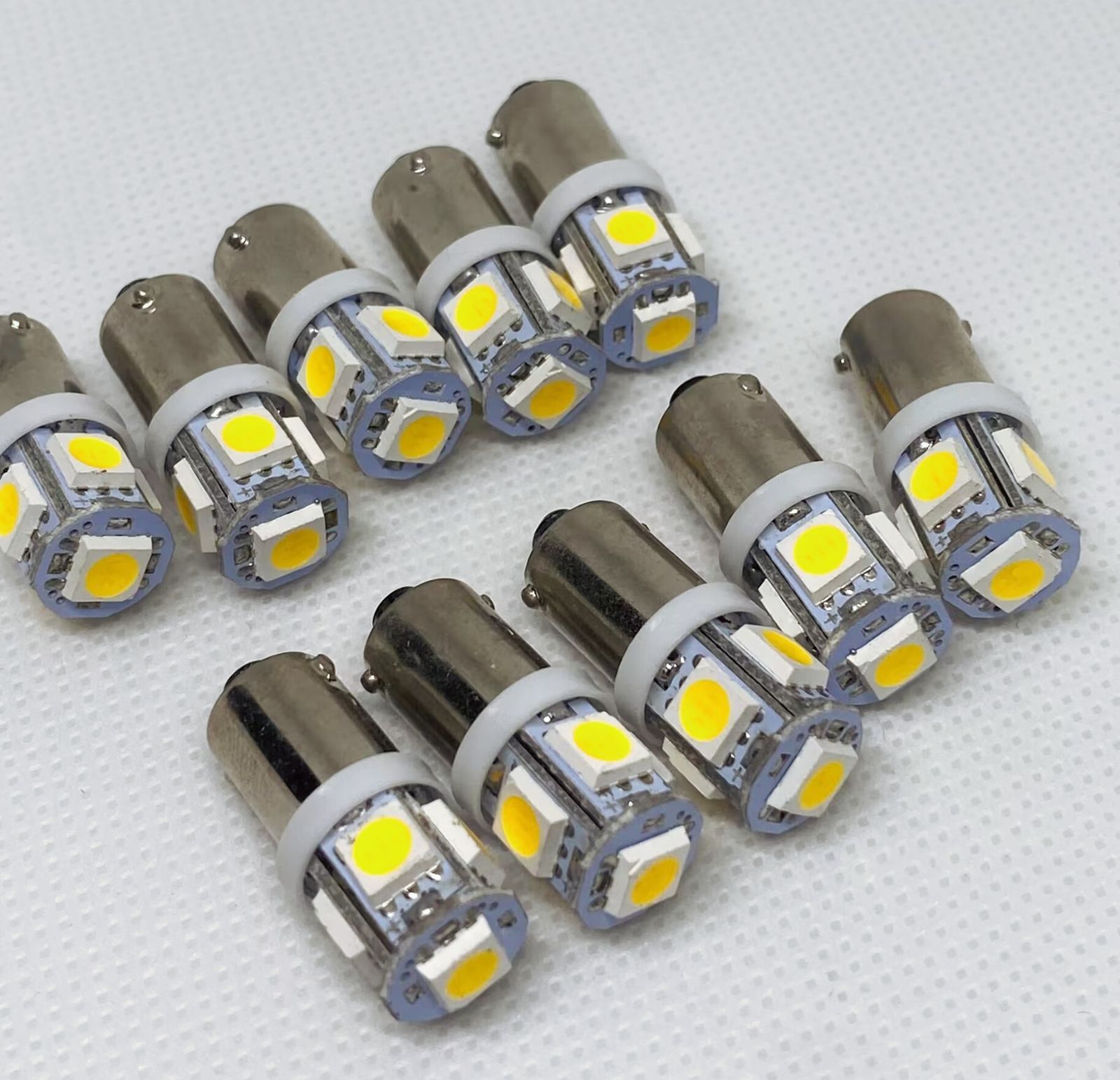 高輝度 24V専用 BA9S LED バルブ 5SMD搭載 角型マーカー サイド