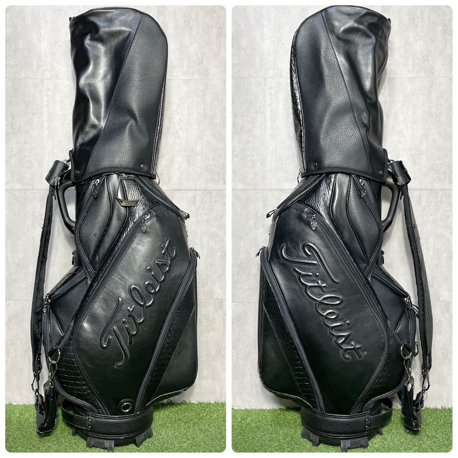 【激レア】タイトリスト ブラックリミテッド キャディバッグ ゴルフバッグ 限定 Titleist BLACK LIMITED タイトリスト ブラックリミテッド キャディ