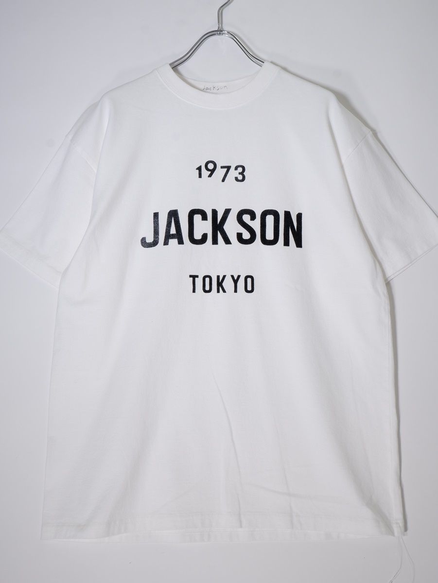 JACKSON MATISSE/ジャクソンマティス 2024SS 1973 JACKSON TOKYO TeeフェルトロゴTシャツ新品【 M】【MTSA75385】
