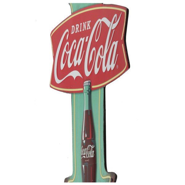 ダイカット エンボスメタルサイン COCA COLA ICE COLD ARROW