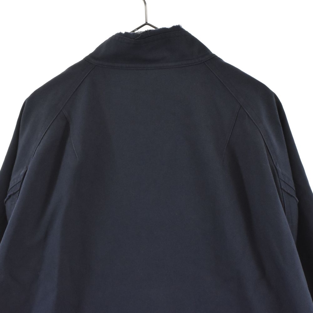 DIOR (ディオール) 19AW OBLIQUE TROTTER DAMEGED JACKET 923C471A4120  オブリーク総柄裏地トロッターダメージ加工ジャケット レイヤードフライトジャケット ネイビー/グレー - メルカリ