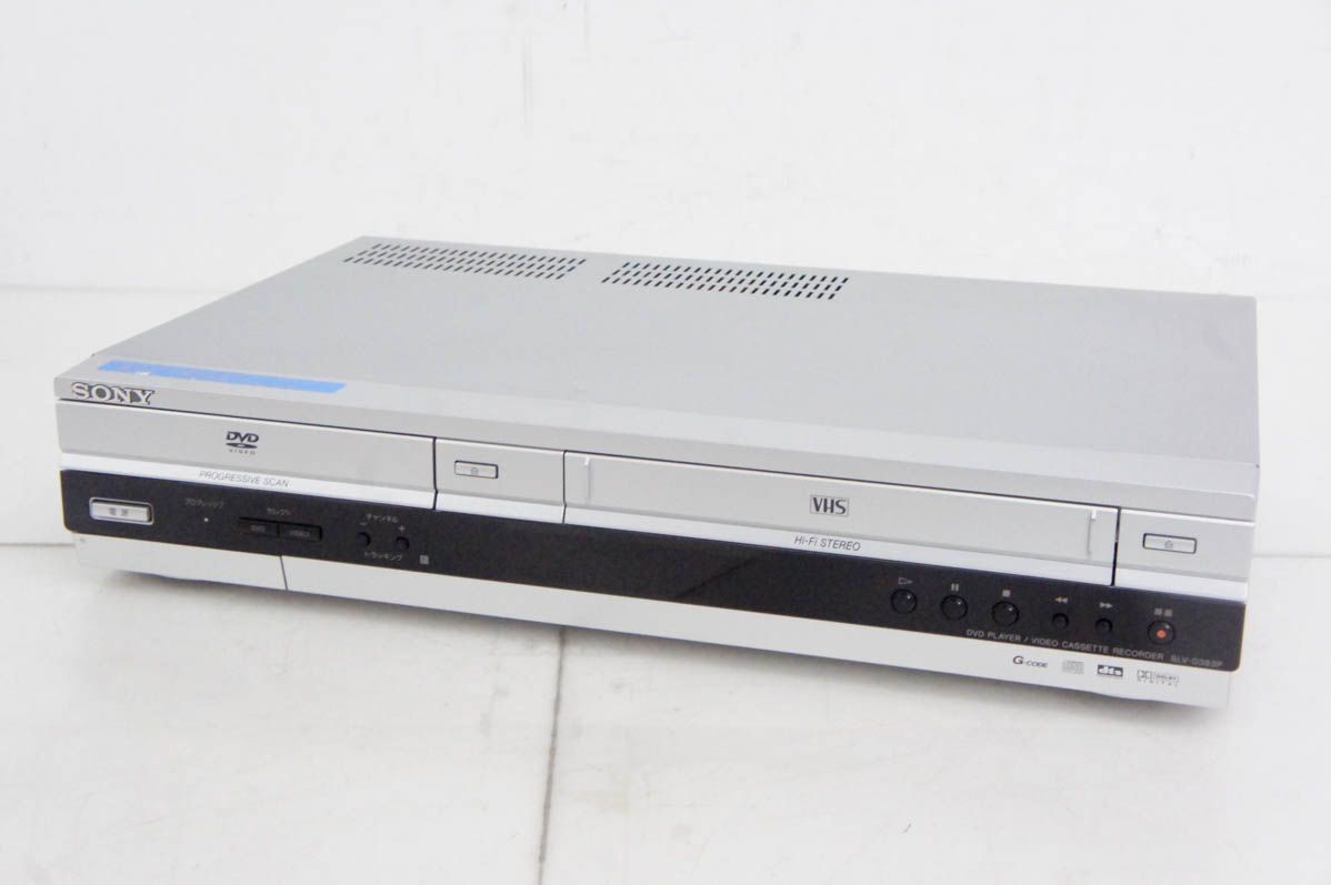 Sony DVD VHSプレイヤー 中古】SONYソニー VHSビデオデッキ一体型DVDプレーヤー DVD