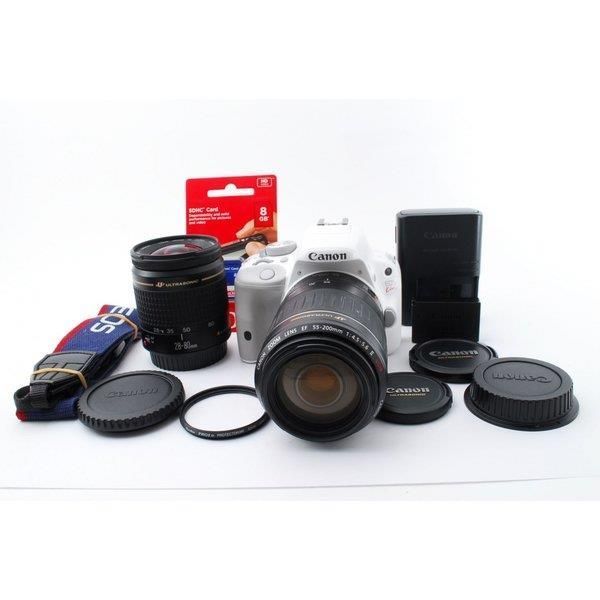 キヤノン Canon EOS Kiss X7 ダブルズームセット ホワイト 美品