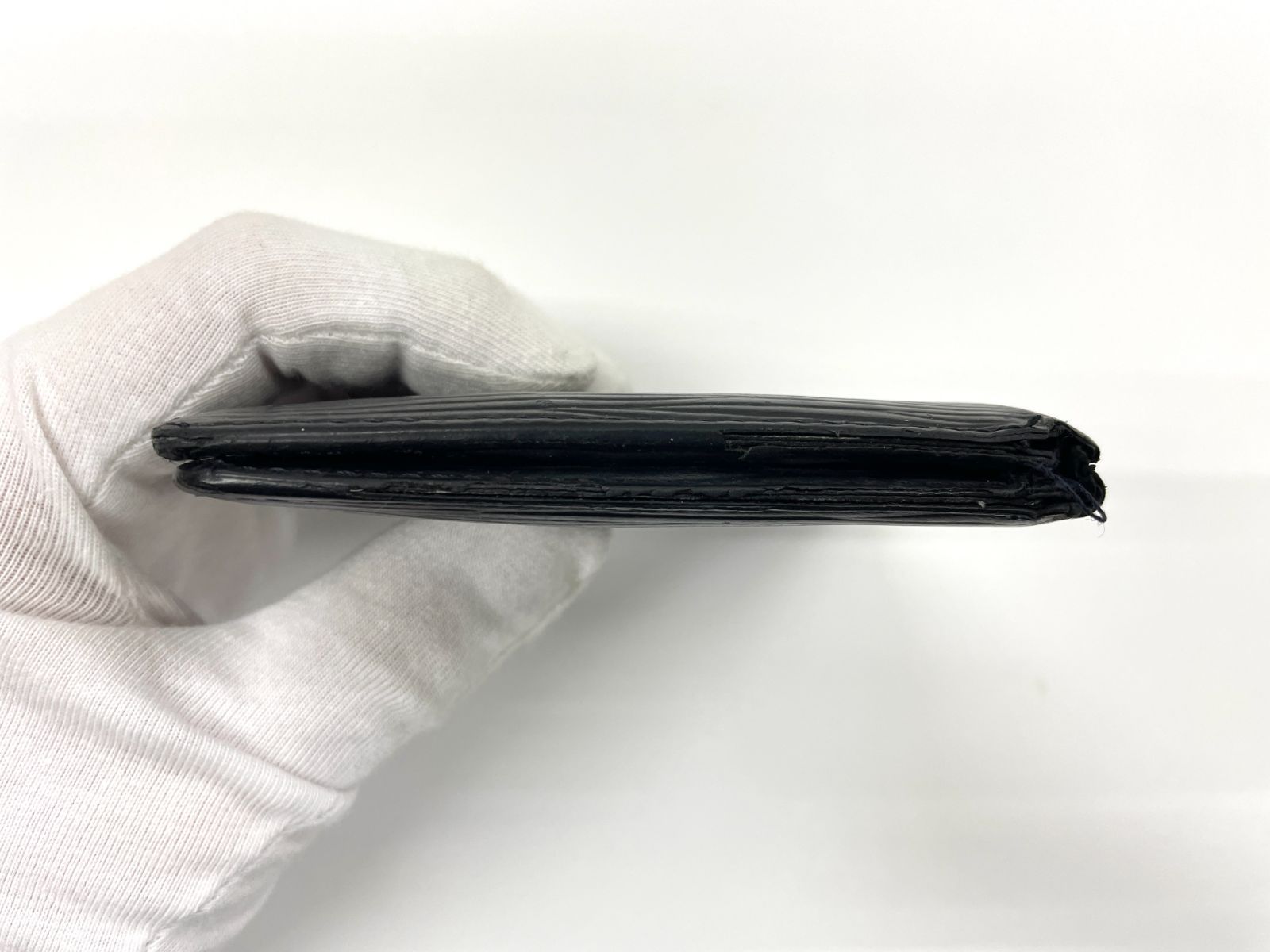 美品】ear PAPILLONNER イア パピヨネ 財布 ブラック グリーン