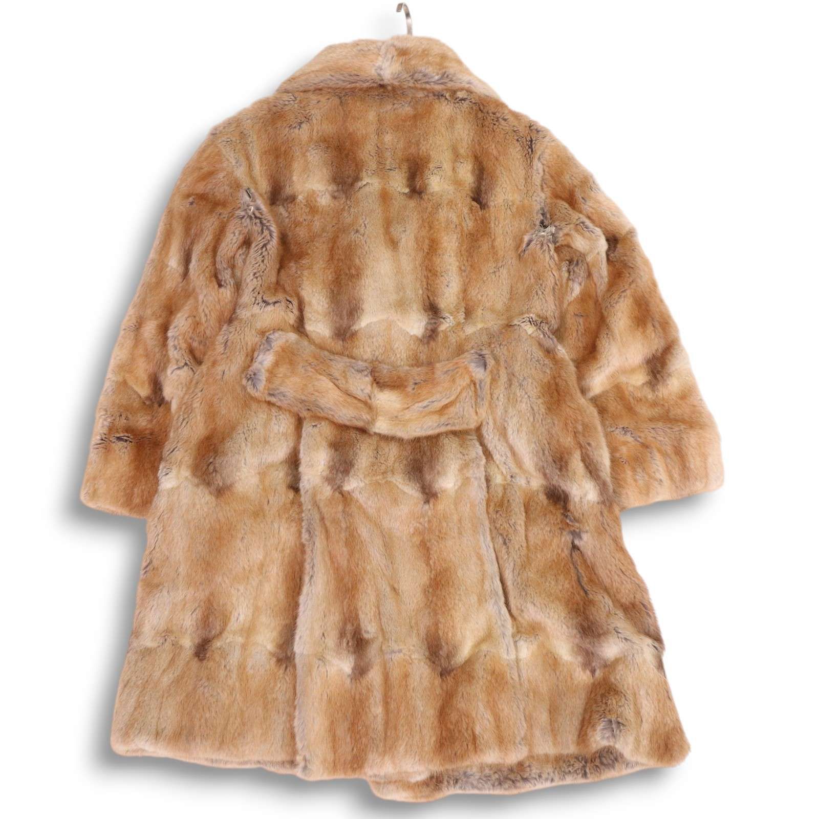 レディースブランド 秋冬 毛皮♪ ラビット ファー コート Sz.F レディースブランド 秋冬 毛皮♪ ラビット ファー コート Sz.F