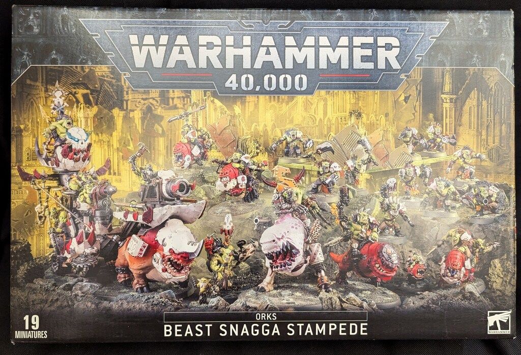 GAMES WORKSHOP WARHAMMER40000 Beast Snagga Stampede
