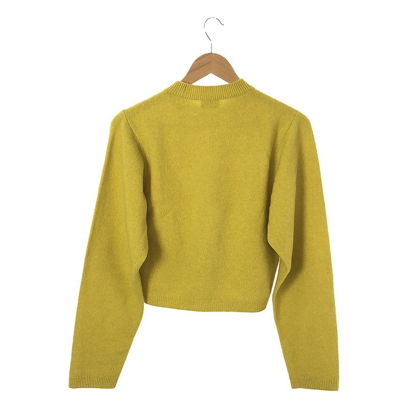 THE SHISHIKUI / シシクイ | ウール カシミヤ クルーネックニット | F | イエロー | レディース THE SHISHIKUI / シシクイ | ウール カシミヤ クルーネック