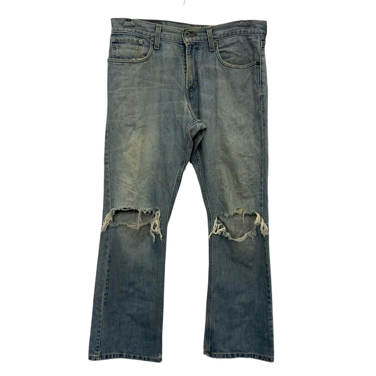 Levi's 527 デニムパンツ W32 リーバイス ローブーツカット 色落ち