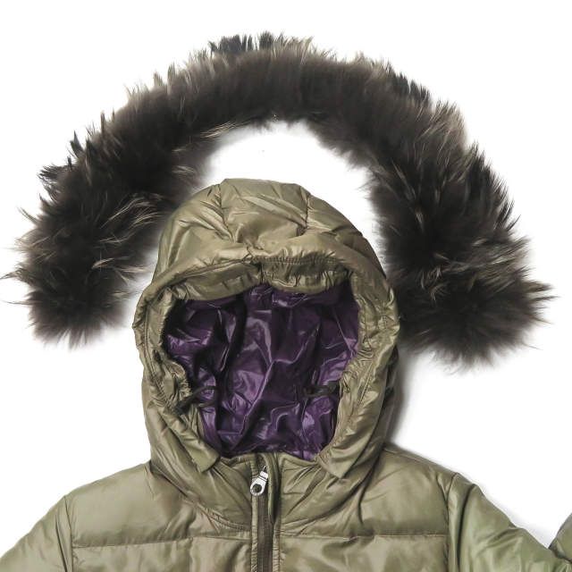 DUVETICA Kappa ラクーンファー ナイロンダウンコート 40 - メルカリ