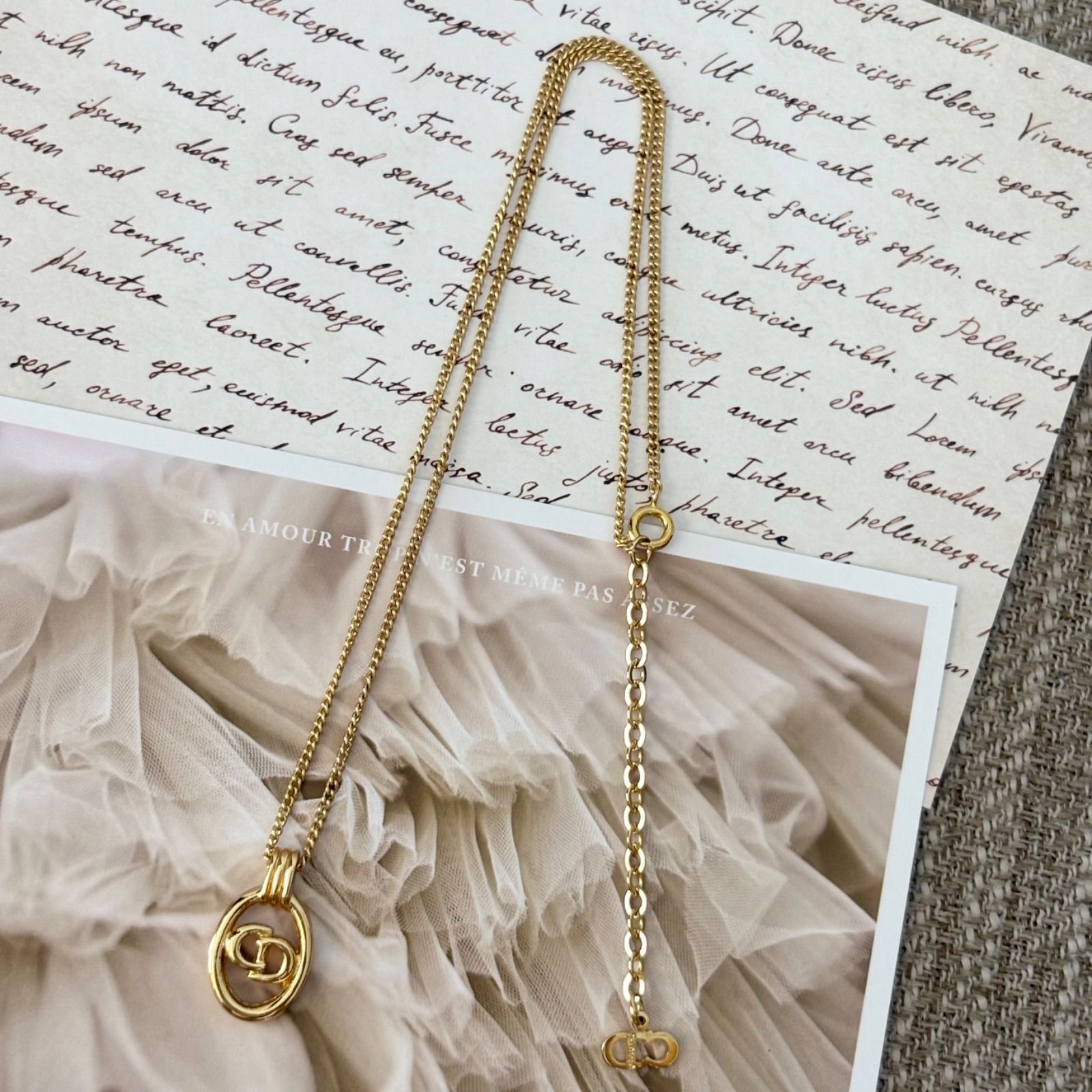 ディオール ネックレス　ロゴ入り 楽天市場】質屋 Christian Dior ディオール ネックレス Diorロゴ