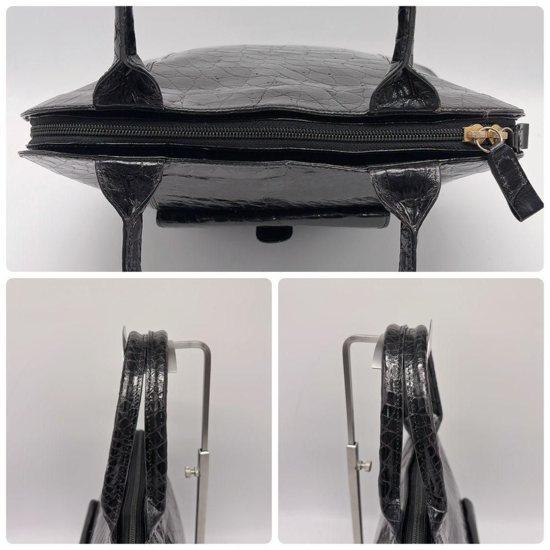 ザリアーニ ZAGLIANI クロコダイル トートバッグ シャイニー