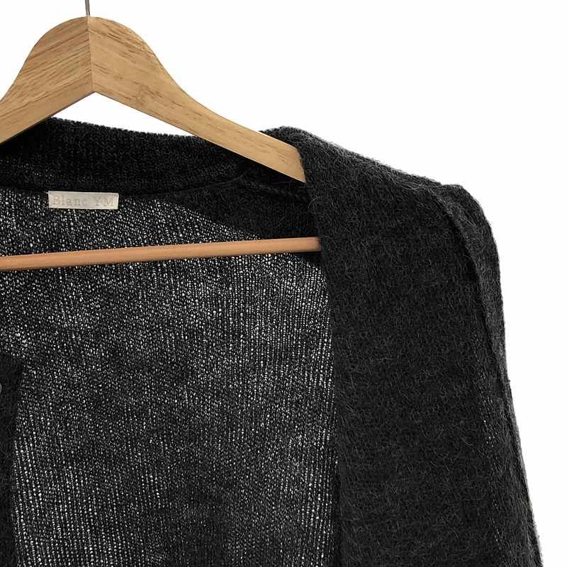 新品】 Blanc YM / ブランワイエム | 2023AW | Kid Mohair Knit Shirt