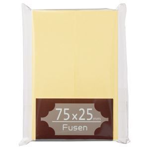 まとめ TANOSEE ふせん 75×25mm クリーム 1パック 2冊 ×30セット