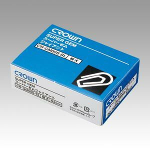 まとめ クリップ クラウン スーパーゼム シルバー CR GM 00 S SL 規格 ジャイアント 1箱
