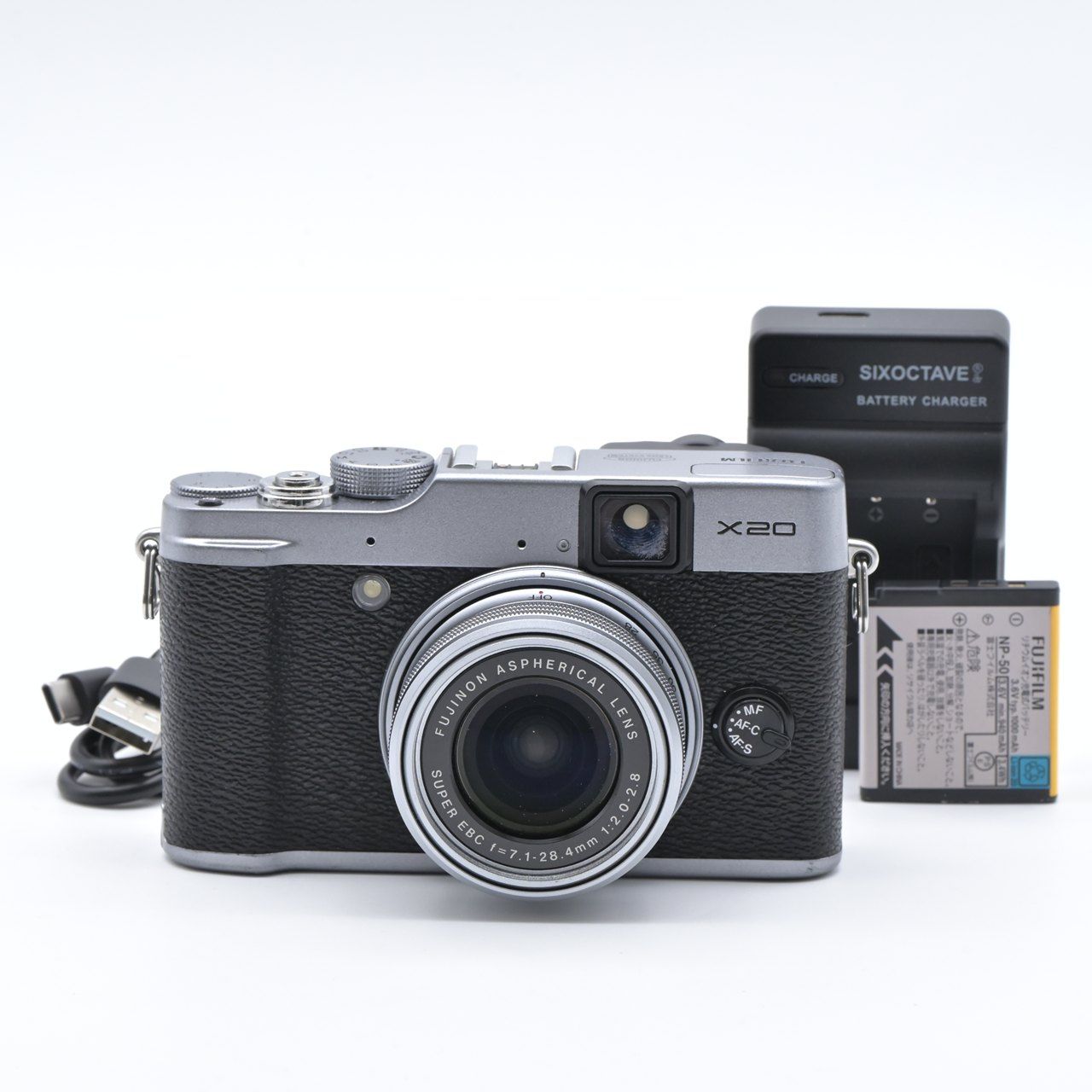 FUJIFILM フジフイルム X20 シルバー FX-X20S コンパクトデジタル