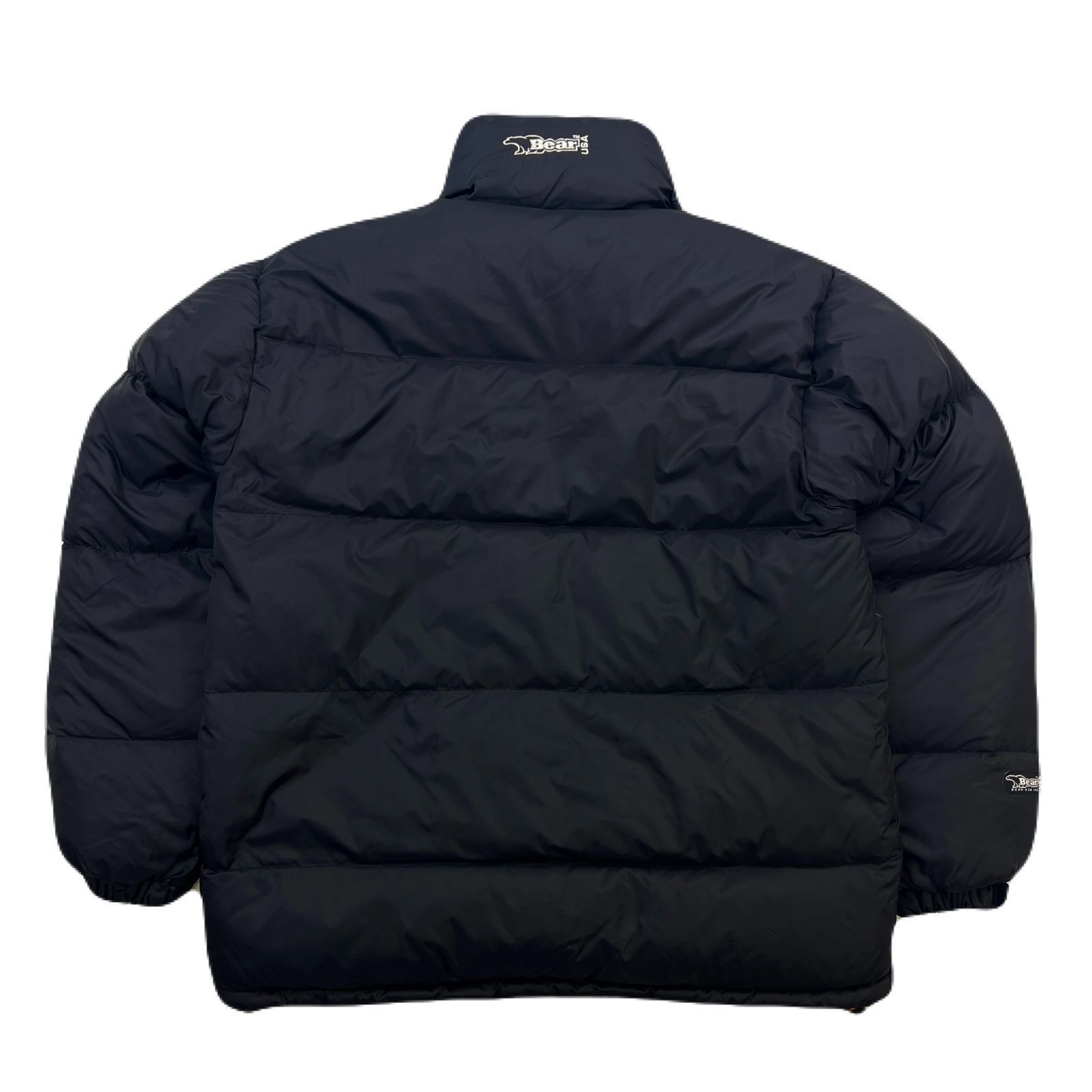 BEAR USA ベアー USA 厚手 ブラック ダウンジャケット Sサイズ メンズ 