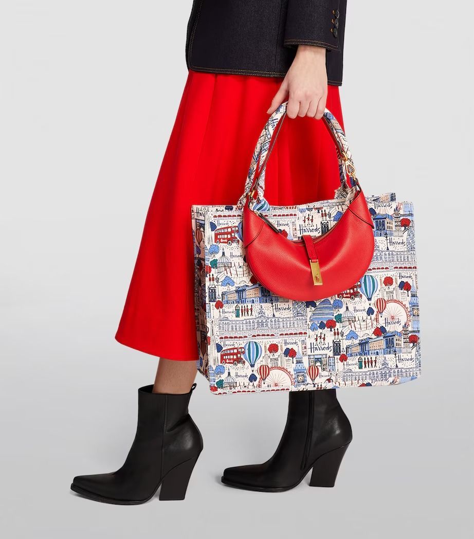 新品 英国Harrods Pretty City コットン トートバッグ L - メルカリ