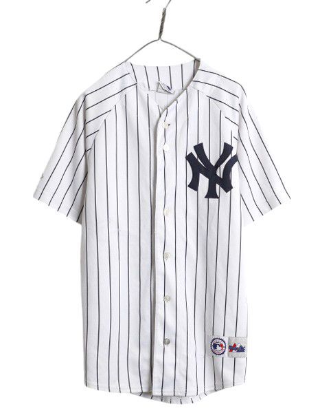 ニューヨーク　ヤンキース ベースボールシャツ　松井秀喜 USA製 MLB Majestic ヤンキース ベースボールシャツ 松井秀喜