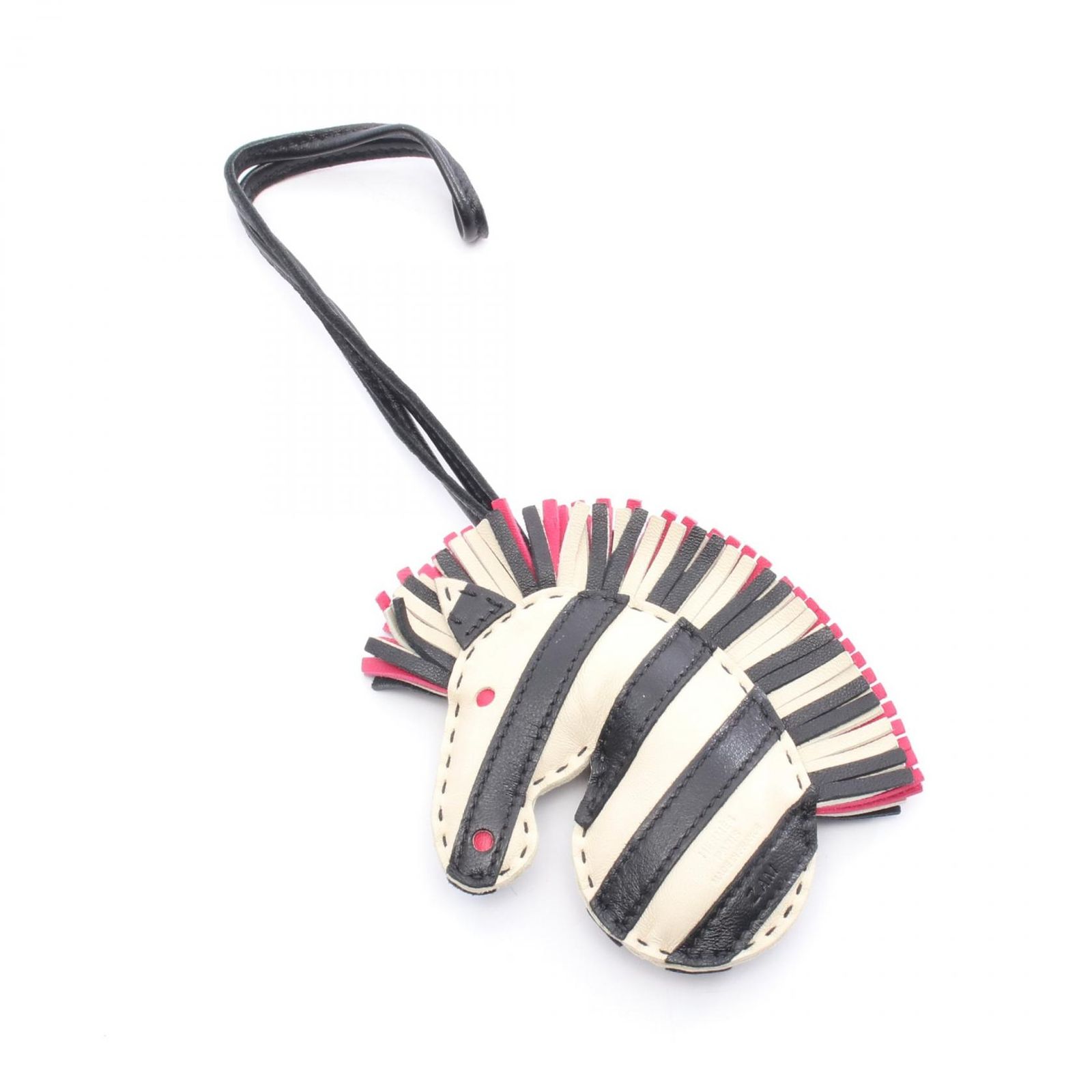 エルメス HERMES チャーム ジージーサバンナ ブラック ローズメキシコ クレ レザー ジージー サバンナ ブラック ローズメキシコ クレ レディース Used A