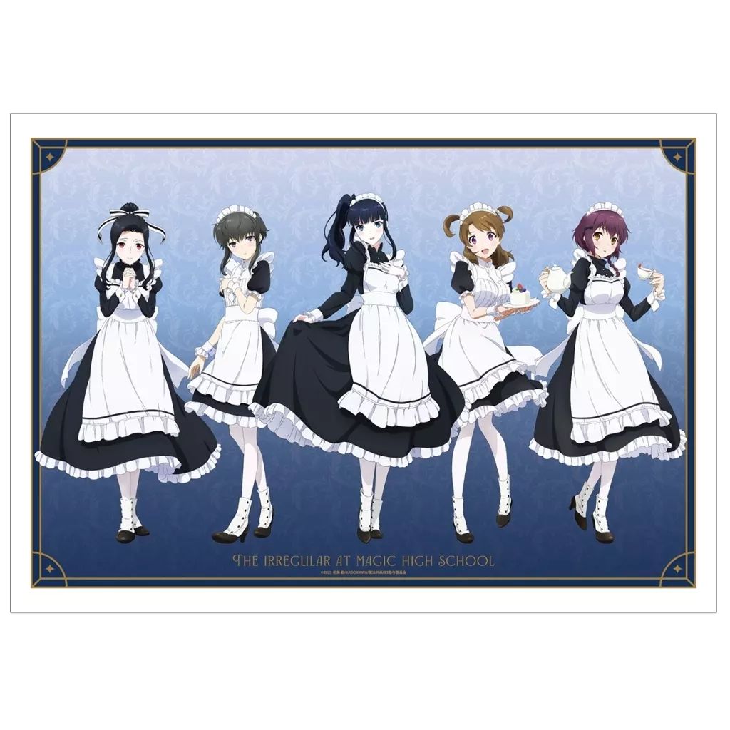 中古】ポスター 描き下ろし メイドver. A3マット加工ポスター 集合