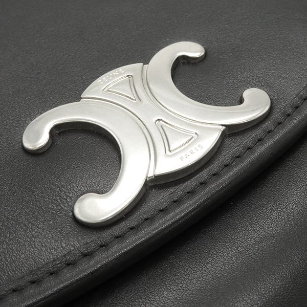 CELINE ミディアムブザストリオンフショルダーバッグ CELINE ミディアム ブザス トリオンフ ショルダーバッグ
