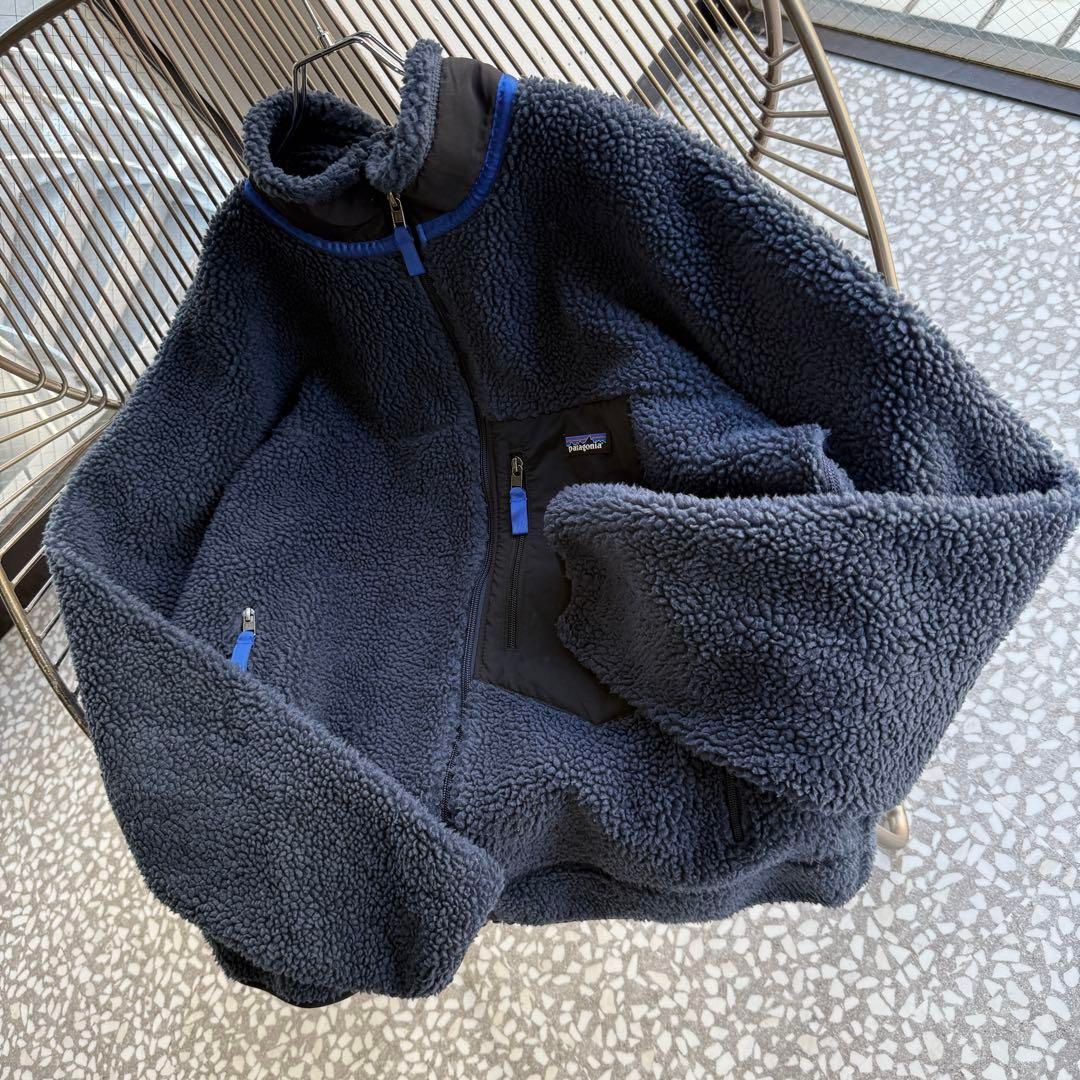 XLサイズ 超肉厚もこもこ系 patagoniaレトロXジャケット古着 パタゴニア フリースジャケット マルチポケット 緩め アウトドア 超温暖 KANDAIZUMI_COM