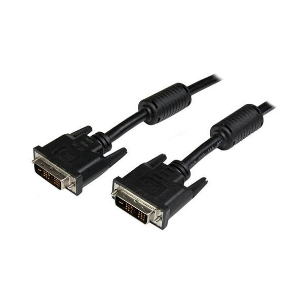 StarTech.com DVI-Dシングルリンクケーブル ブラック 5m オス オス DVIDSMM5M 1本