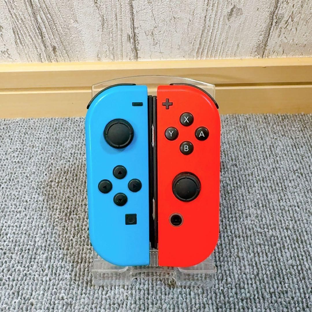 Nintendo Switch ジョイコン ネオンブル/ネオンレッド ストラップあり