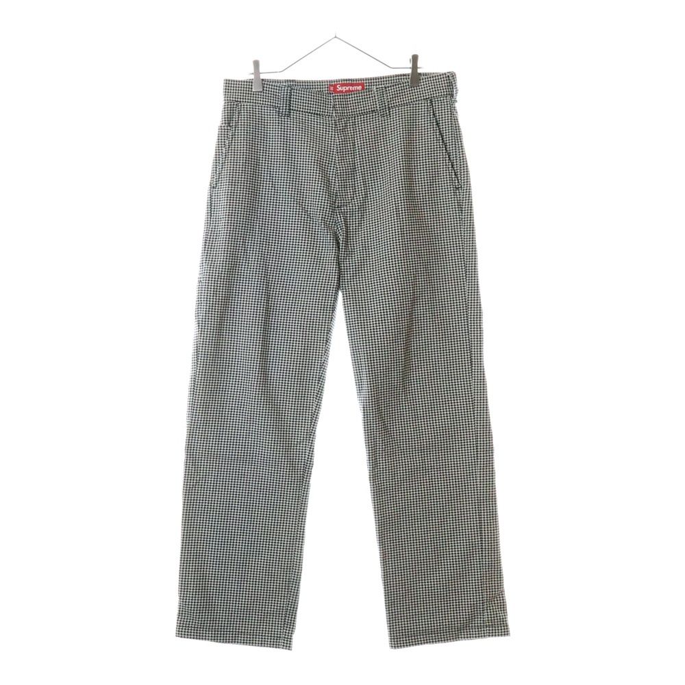 SUPREME (シュプリーム) 25SS Work Pant White Houndstooth ワーク
