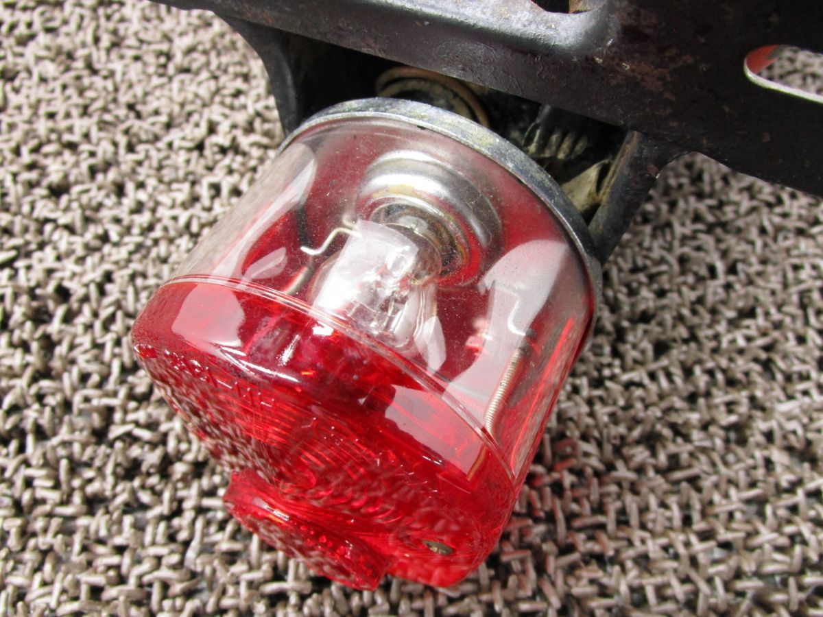 XE75 リアフェンダー インナー テールランプ □A6347 CE75 ホンダ CE75E キャブ車 動画有 6V DECORATOM_COM_BR