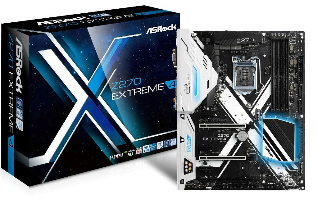 ASRock Intel Z270チップセット搭載 ATXマザーボード Z270 Extreme4(中古品)