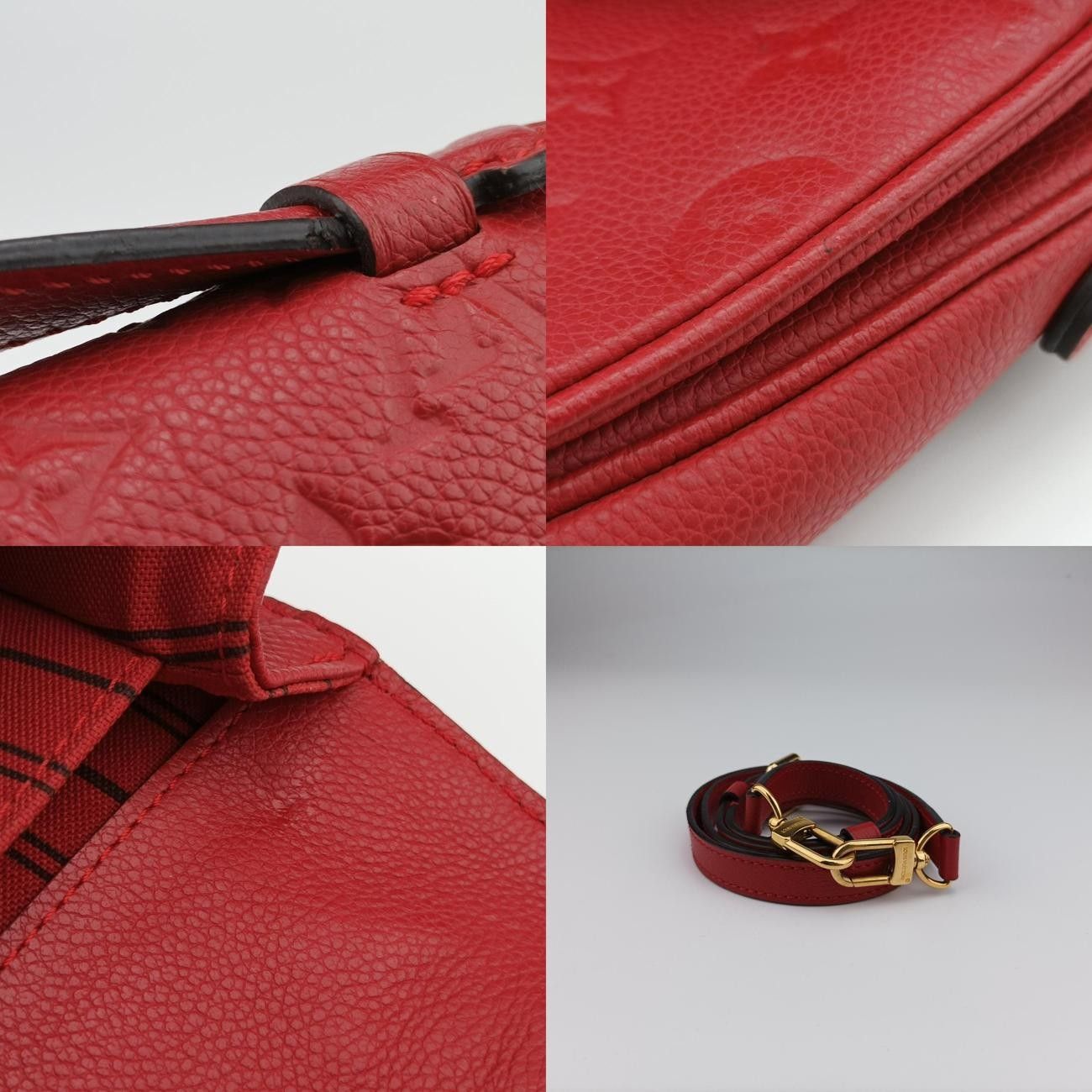 VuittonポシェットメティスMM スカーレット