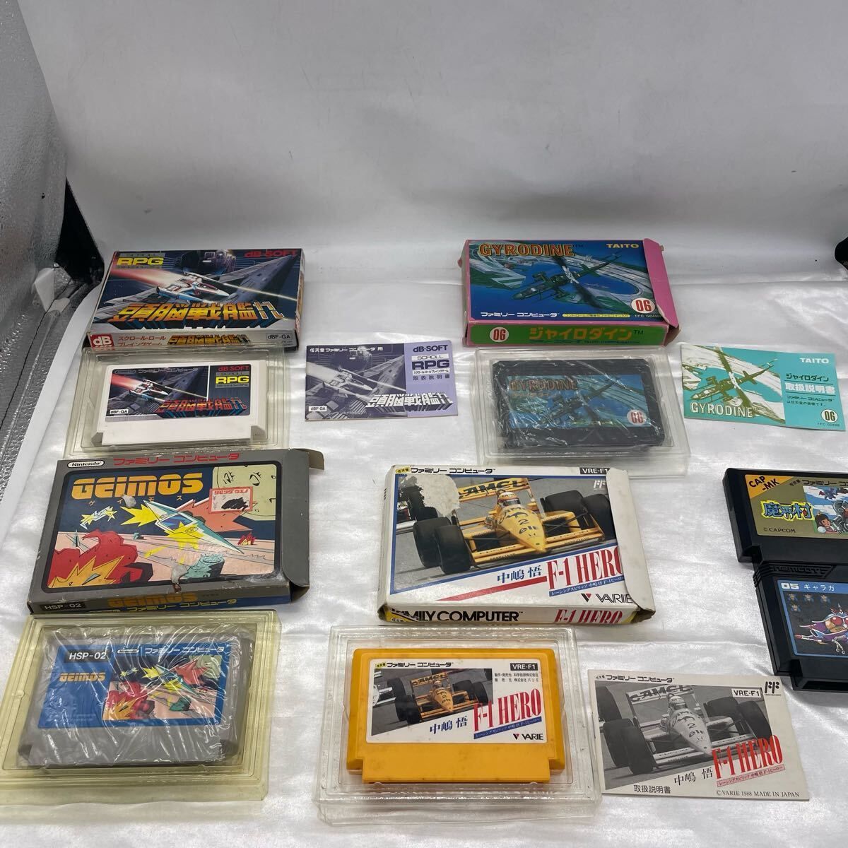 まとめ売り】FC ファミコンソフト 希少6本セット 頭脳戦艦ガル 