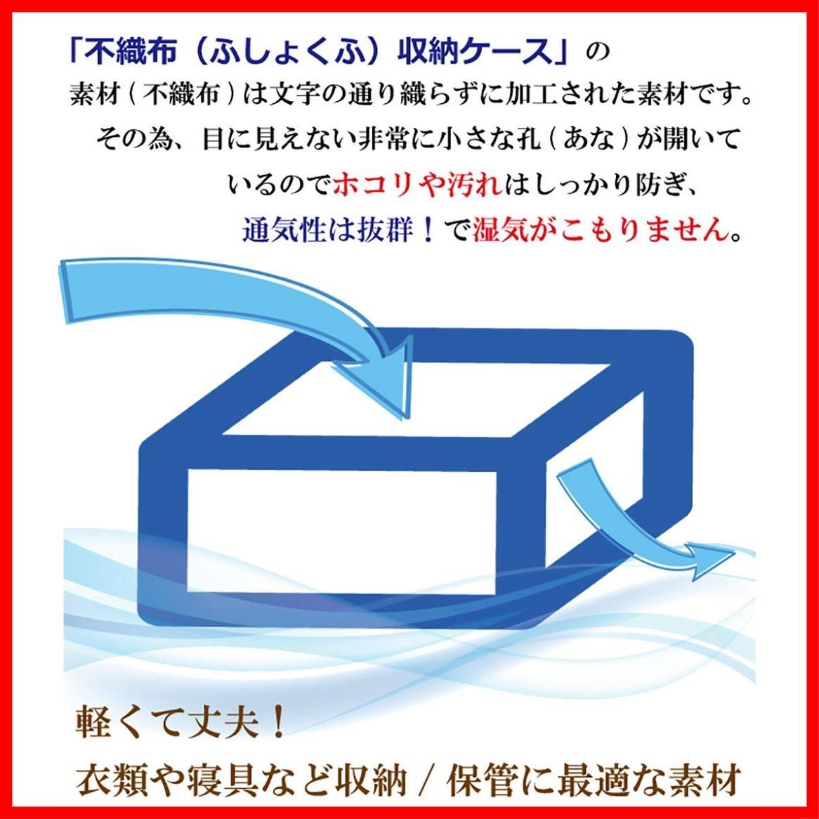 迅速発送】イニコライフ 収納ケース 衣類 小物用 3枚組 活性炭シート入 持ち手 クリア窓付 収納袋 衣装ケース 大きく開く上部ファスナー  通気性が良い 不織布製 (中芯無し/スペースクリア ホワイト シリーズ) - メルカリ