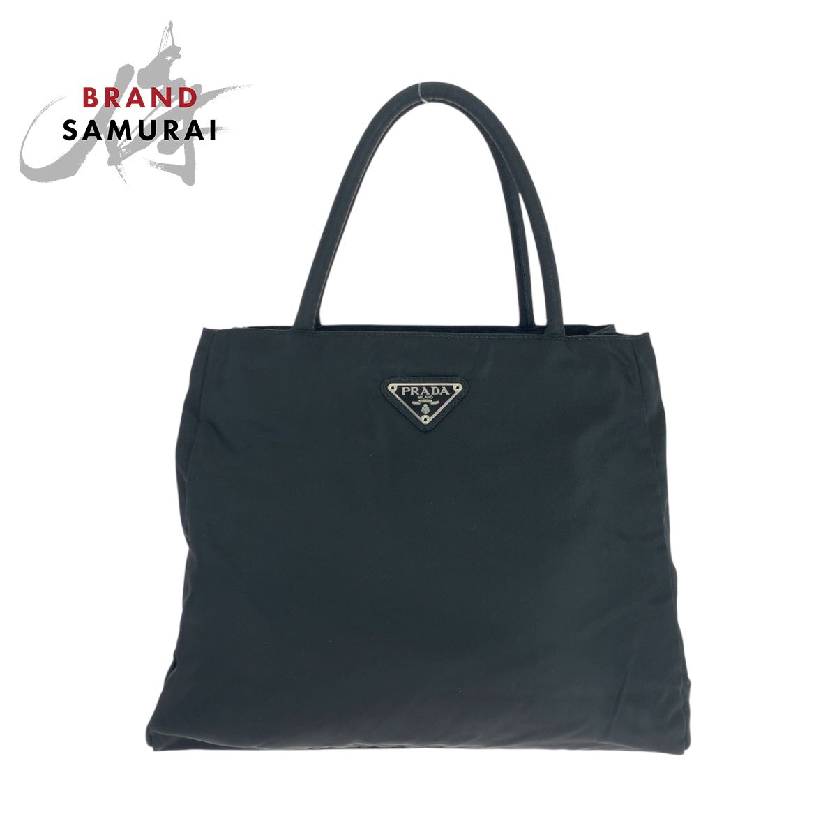 至極の逸品 PRADA プラダ 三角ロゴ プレート テスート ナイロン