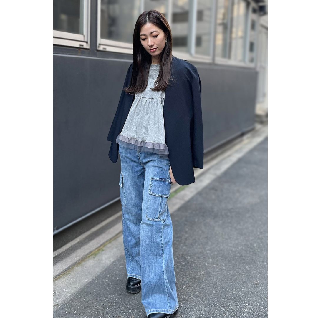 INDIMARK インディマーク ストレート パンツ レディース おしゃれ