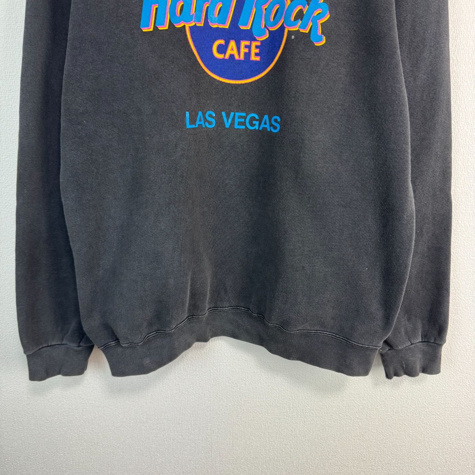 90s Hard Rock CAFE ハードロックカフェ スウェット トレーナー 刺繍 