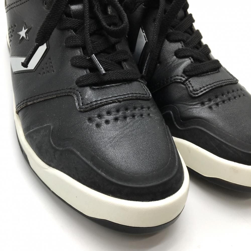 【新品未使用】【タグ付き】コンバース converse ゴルフ スターテック 美品】コンバース ゴルフシューズ 黒×白 スパイクレス STARTECH