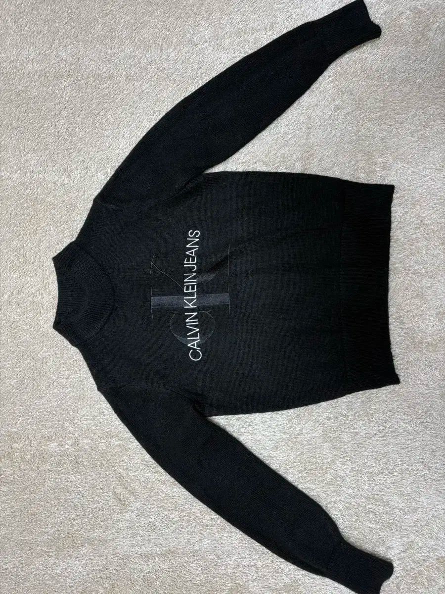 Calvin Klein カルバ ンクライン CK ジーン レディース モノグラム ロゴ ロフティ セーター ニット