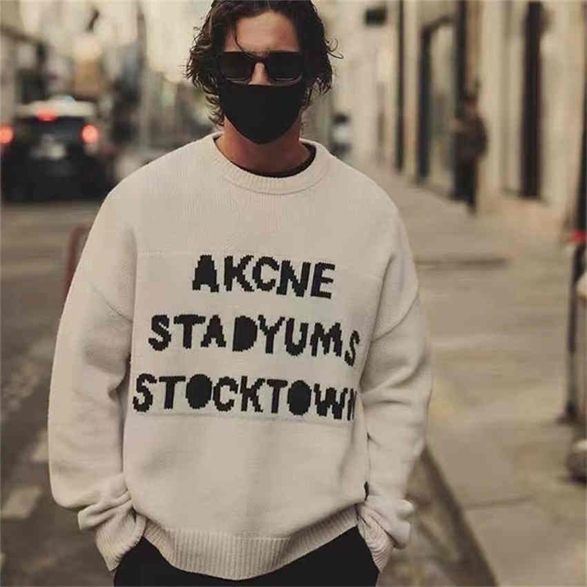 新品Acne Studios ニットセーター ホワイト - メルカリ