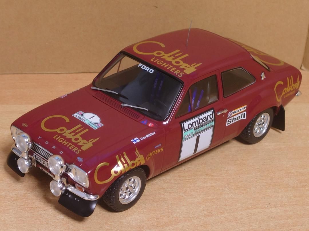 1/18フォード エスコートMK1 RS1600 1974 RACラリー優勝#1