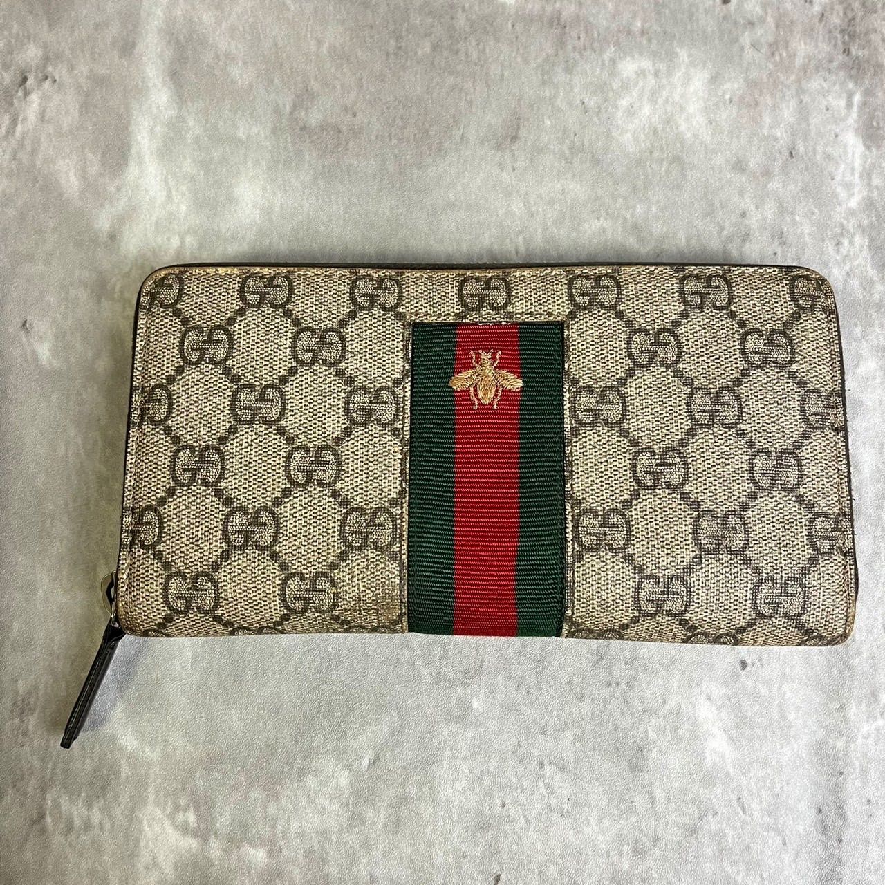 ✨良品✨GUCCI グッチ 長財布 ロングウォレット ラウンドジップ 