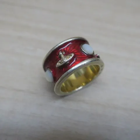 初期★希少★キングリング★ヴィヴィアンウエスト ヴィヴィアンウェストウッド キングリング ホワイト Mサイズ 初期レア