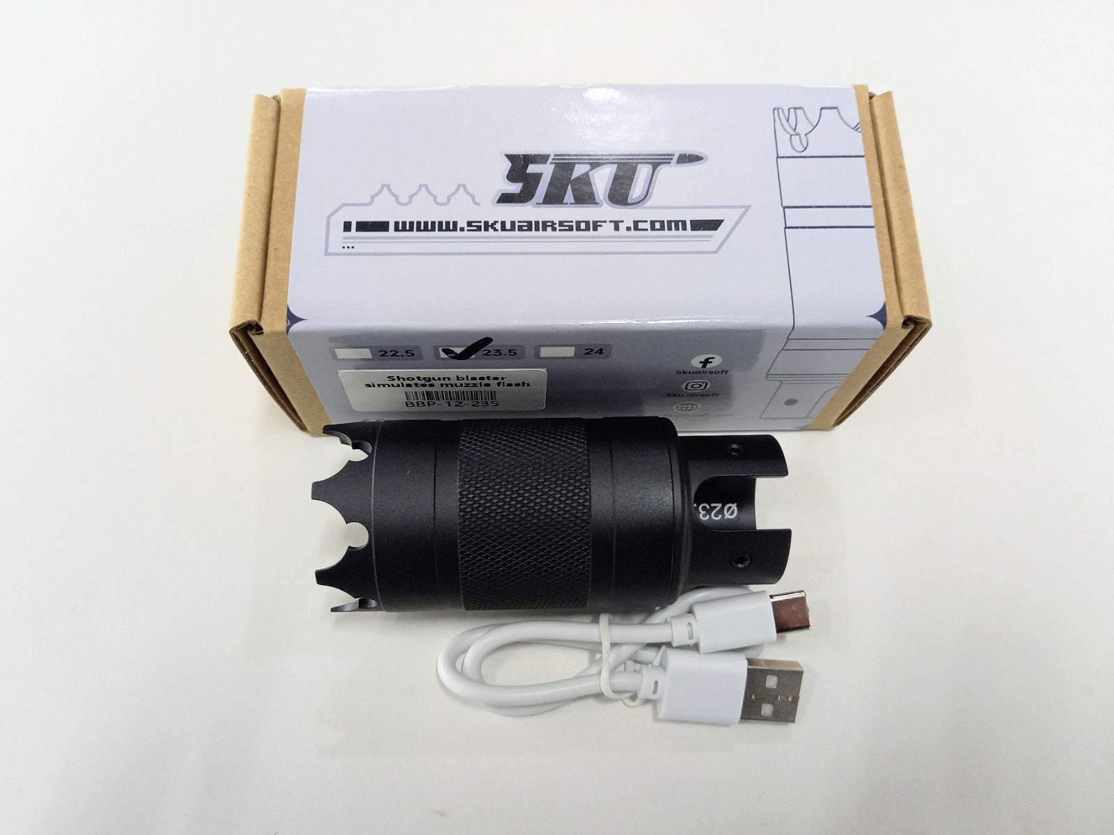 5KU 23.5mm径 ショットガンブラスター マズルフラッシュトレーサー 発光器