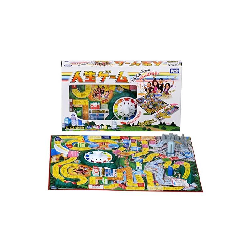 タカラトミー TAKARA TOMY 人生ゲーム パッケージサイズ W504×H297×D75mm 6人用 0