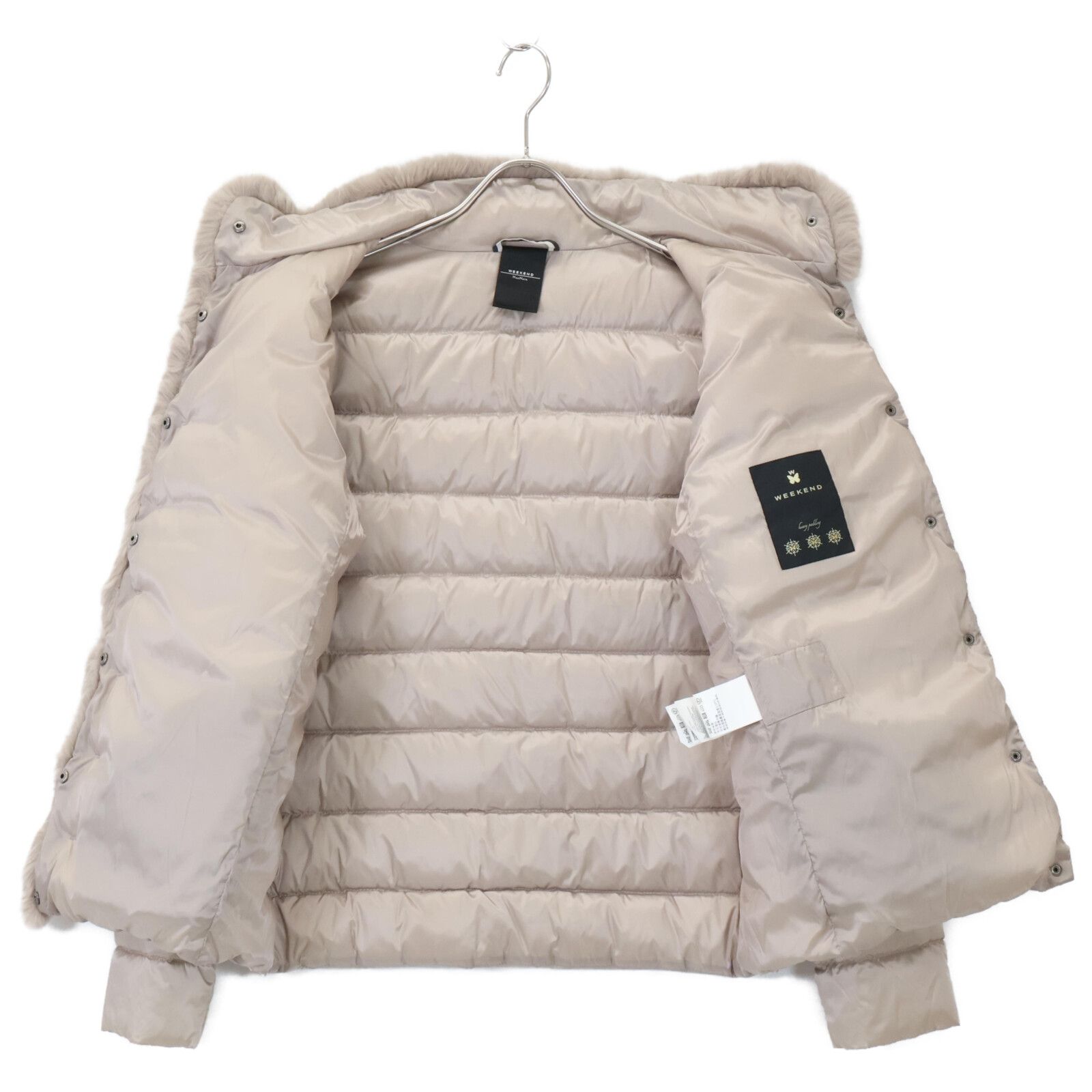 Max MaraWEEKEND マックスマーラウィークエンド ﾍﾞｰｼﾞｭ ﾌｧｰﾗｲﾆﾝｸﾞ ﾀﾞｳﾝ  