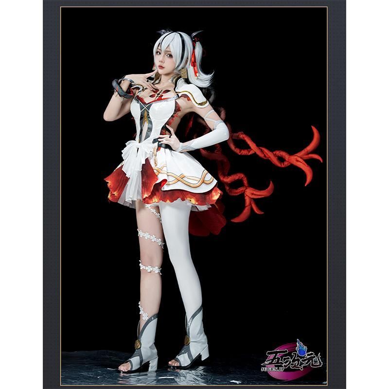 新品、未使用 UWOWO 鳴潮 コスプレ ツバキ 衣装 ※ウィッグ 靴