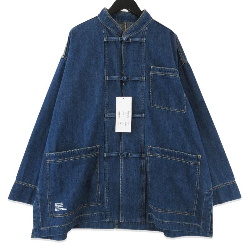 ♥ FreshService フレッシュサービス CORPORATE DENIM KUNG-FU COVERALL FSC251-20172FB インディゴ L タグ付き 71013722
