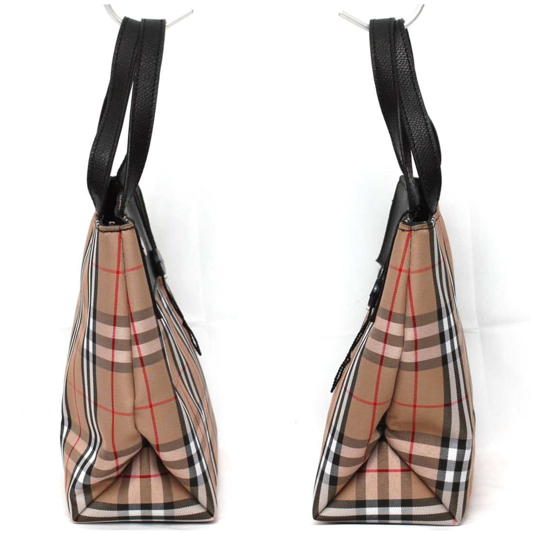 使用僅か 美品 バーバリー BURBERRY LONDON ノバチェック ロゴ ミニハンドバッグ キャンバス レザー スクエア ベージュ レディース  m343 - メルカリ